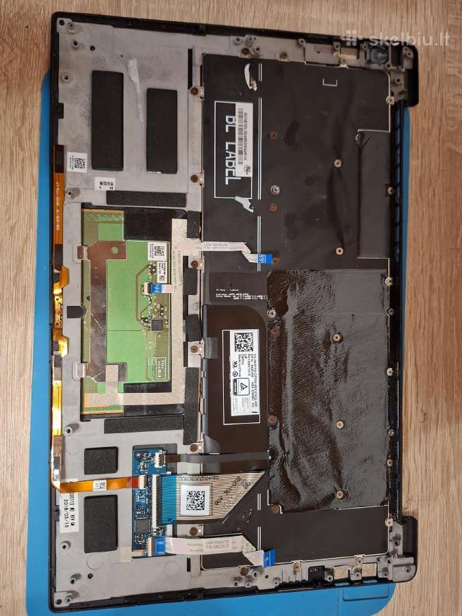 Dell Xps P82g klaviatūra su viršutiniu rėmu. - nuotraukos Nr. 2