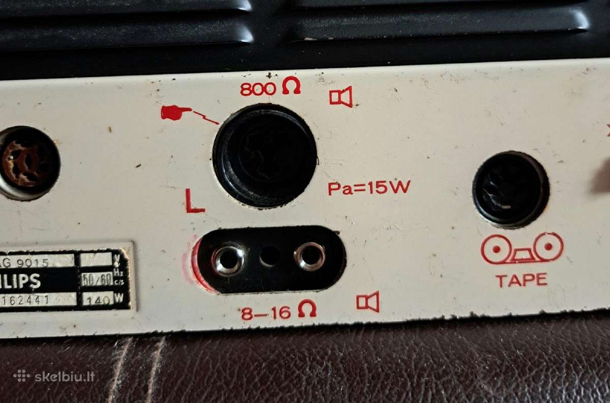 Philips Ag9015 lempinis stiprintuvas + koloneles - nuotraukos Nr. 7