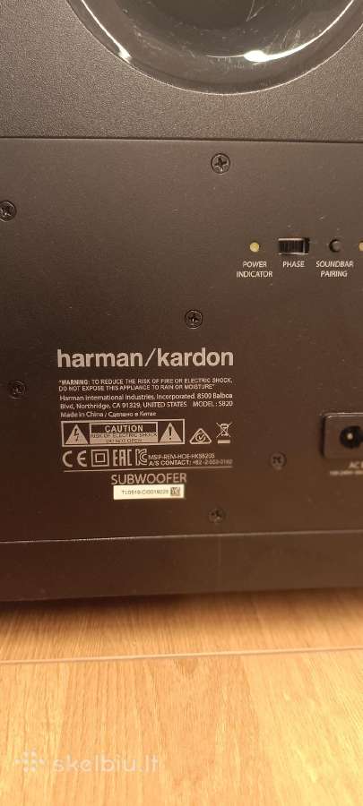 Harman Kardon Sb20 - nuotraukos Nr. 9