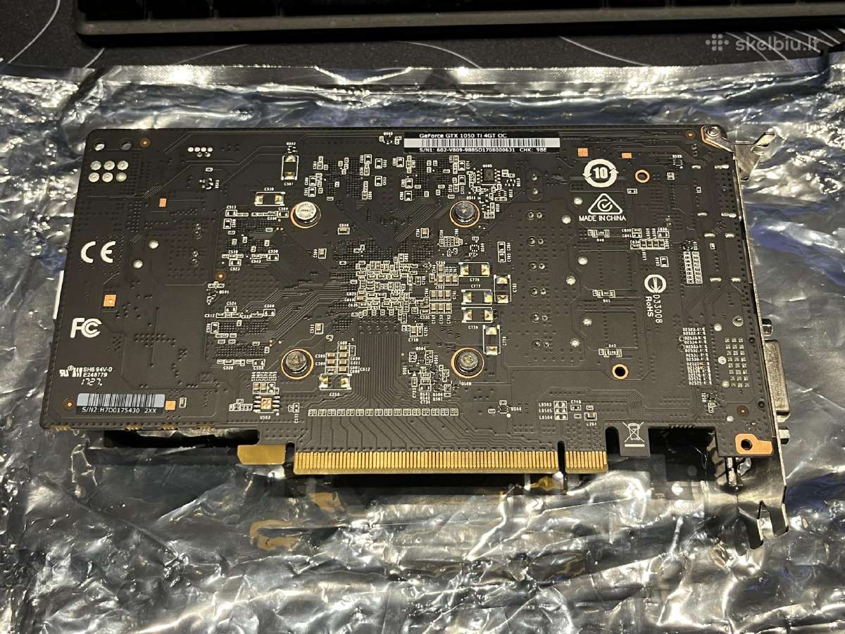 Msi Gtx 1050ti 4gt Oc - nuotraukos Nr. 3