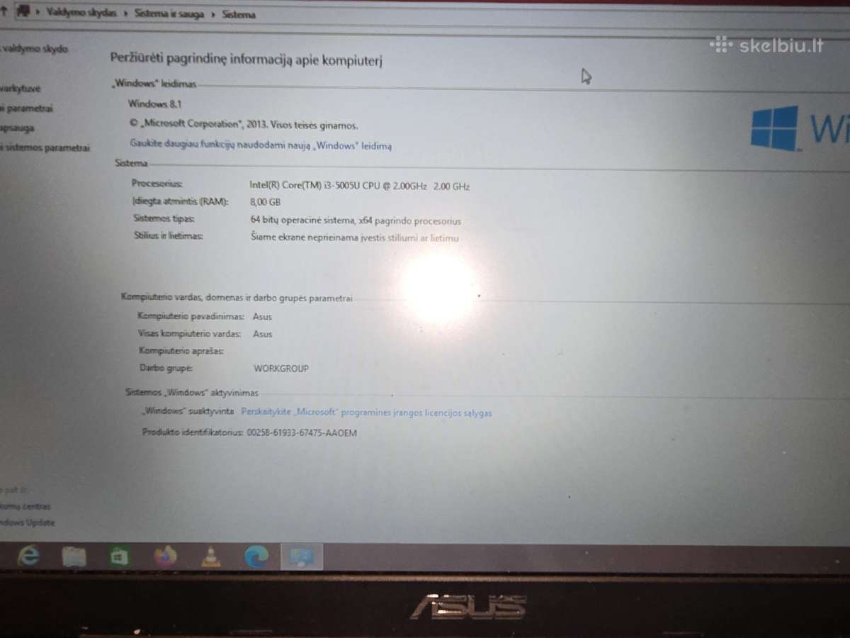 Asus kompiuteris nešiojamas - nuotraukos Nr. 5