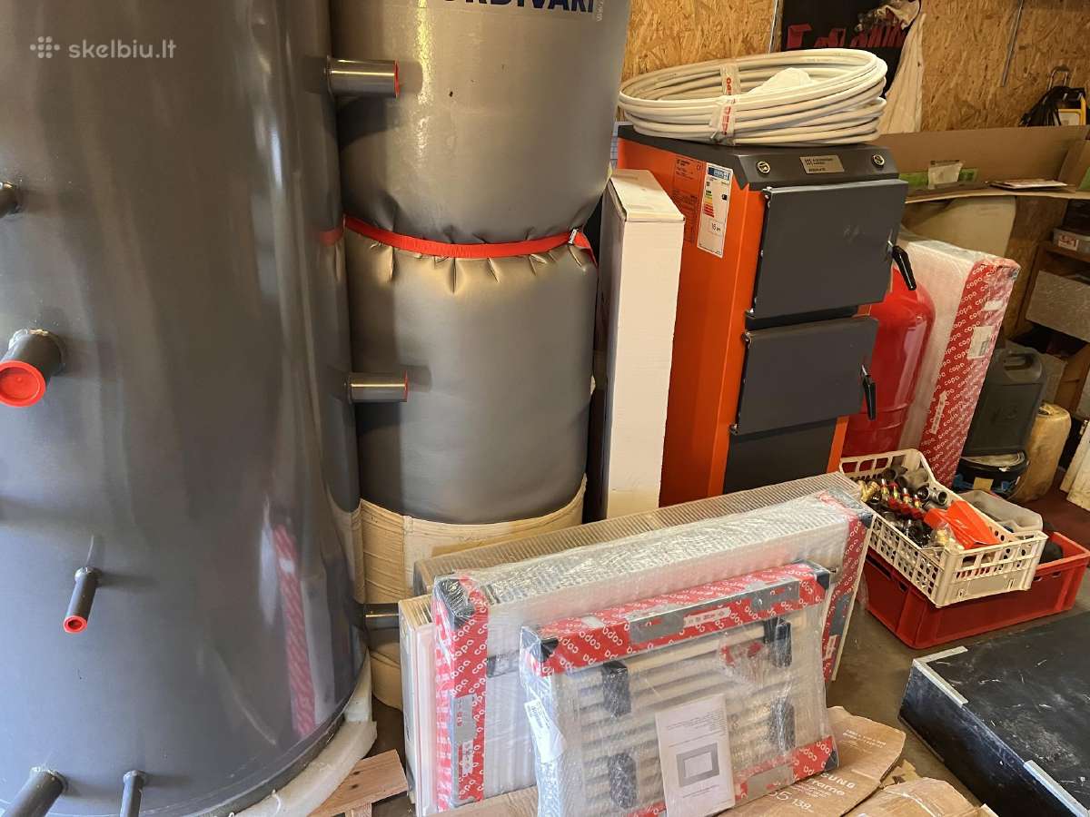 Kieto kuro katilas Klasika 16 kw + 1000 l talpa + - nuotraukos Nr. 4