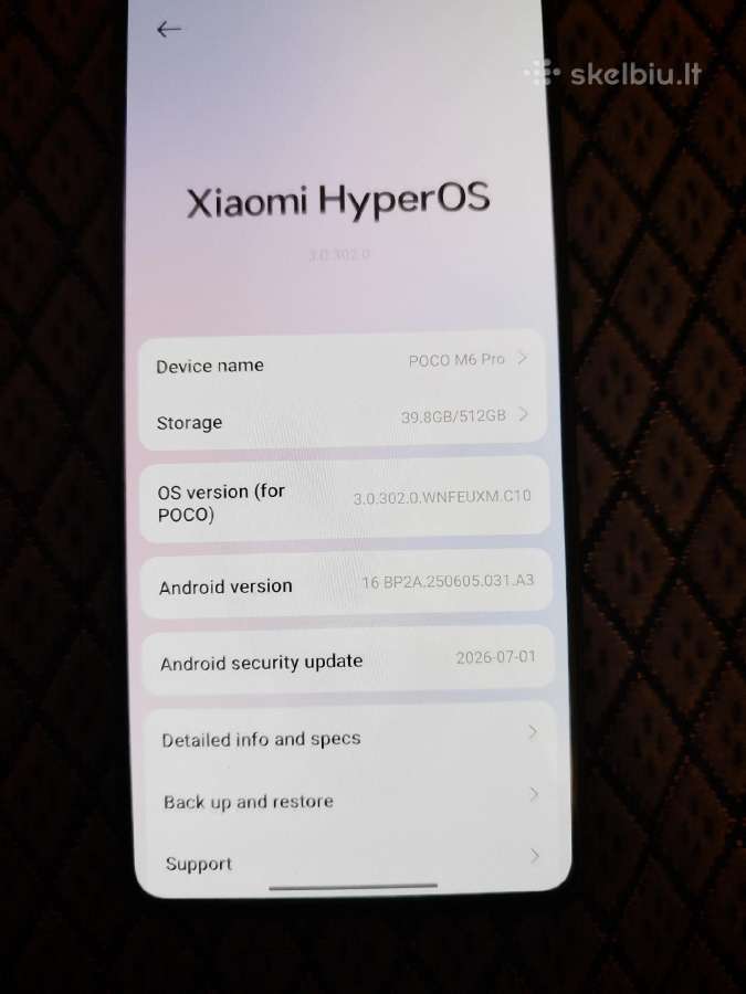 Xiaomi poco m6 pro - nuotraukos Nr. 3