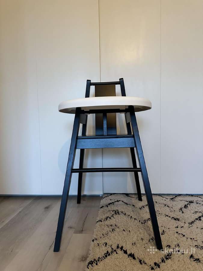 Ikea juoda aukšta vaiko kėdutė - nuotraukos Nr. 2