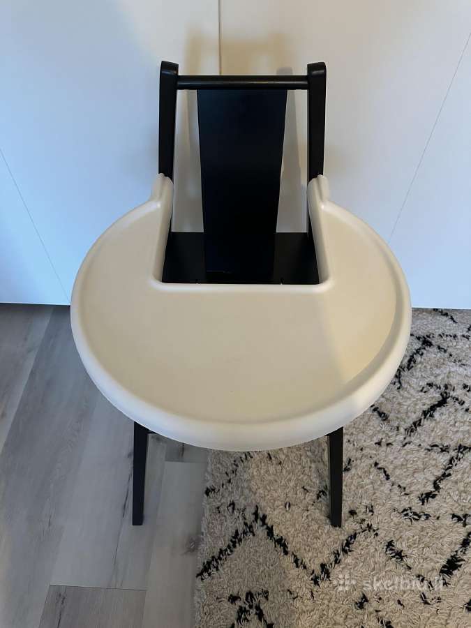 Ikea juoda aukšta vaiko kėdutė - nuotraukos Nr. 3