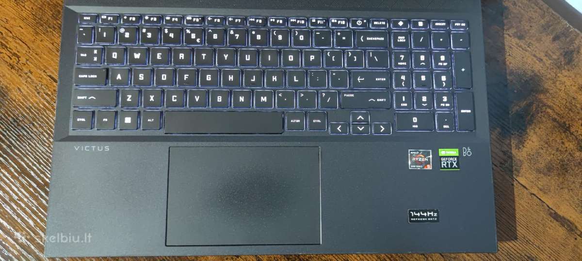 Hp Victus 16, R5, 16gb RAM, Rtx 3050ti - nuotraukos Nr. 6