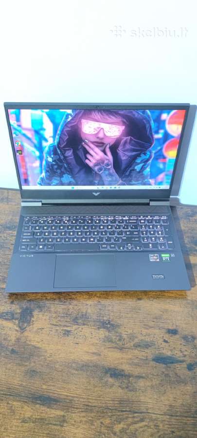 Hp Victus 16, R5, 16gb RAM, Rtx 3050ti - nuotraukos Nr. 2
