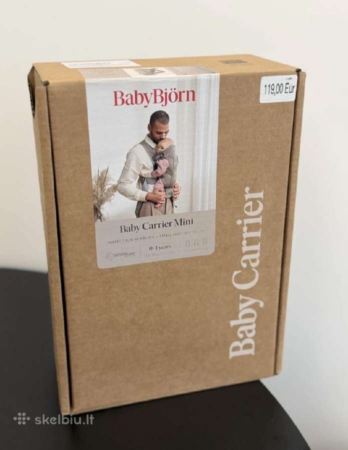 Babybjörn Baby Carrier Mini 3D Mesh nešioklė - nuotraukos Nr. 2