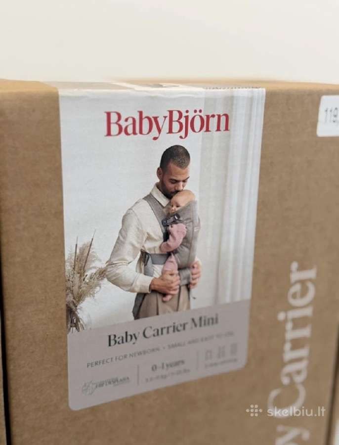 Babybjörn Baby Carrier Mini 3D Mesh nešioklė - nuotraukos Nr. 5