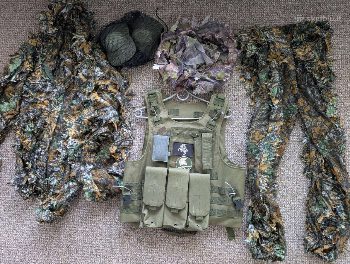 Nauja airsoft šratasvydžio įranga ir ekipuptė - nuotraukos Nr. 3