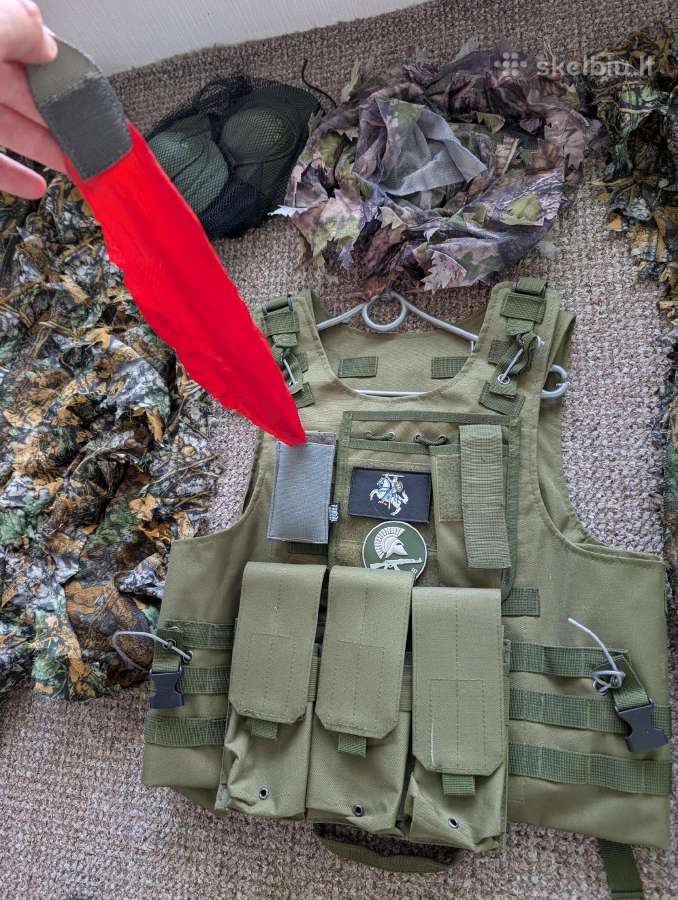 Nauja airsoft šratasvydžio įranga ir ekipuptė - nuotraukos Nr. 4