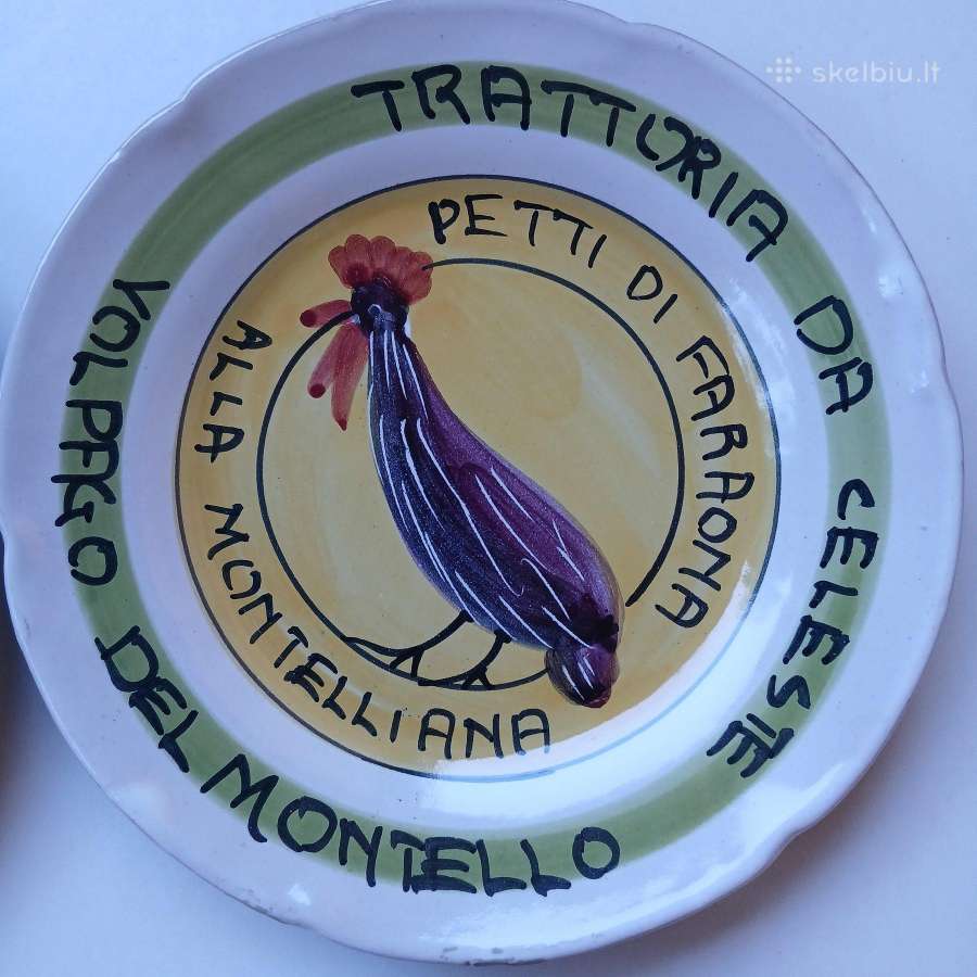 Buon Ricordo. Lėkštės iš serijos "Jūra ir žemė" - nuotraukos Nr. 2