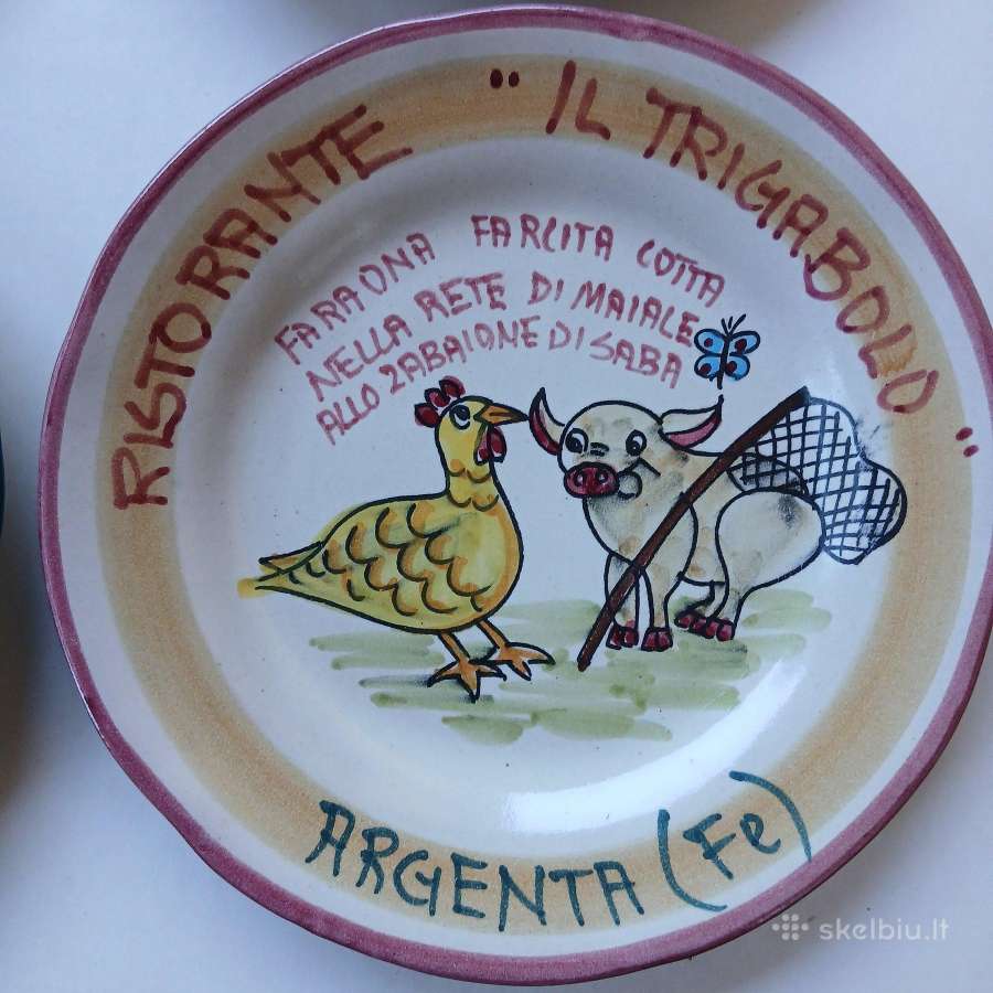 Buon Ricordo. Lėkštės iš serijos "Jūra ir žemė" - nuotraukos Nr. 6