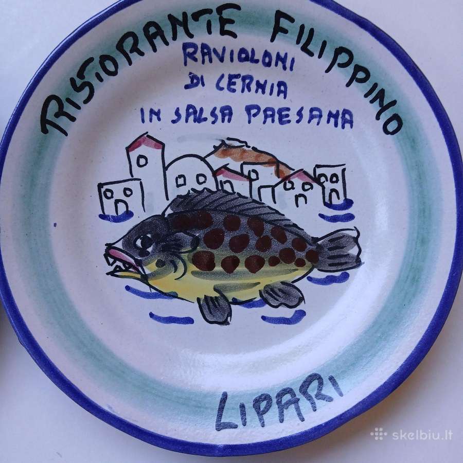 Buon Ricordo. Lėkštės iš serijos "Jūra ir žemė" - nuotraukos Nr. 10