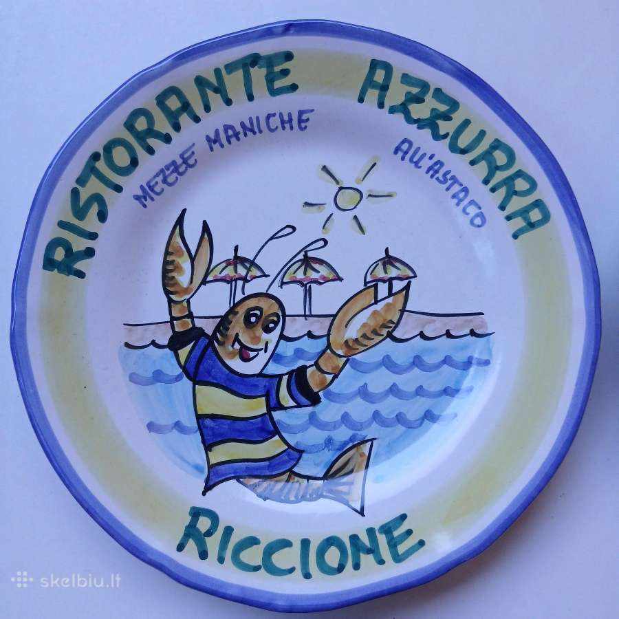 Buon Ricordo. Lėkštės iš serijos "Jūra ir žemė" - nuotraukos Nr. 11