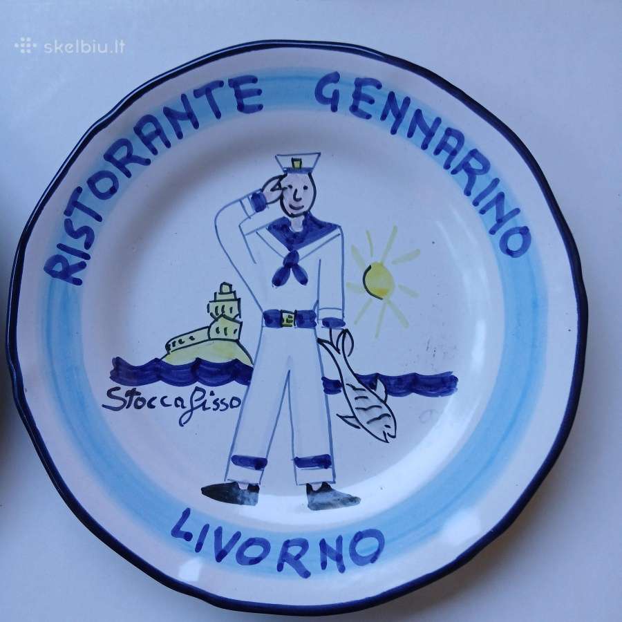 Buon Ricordo. Lėkštės iš serijos "Jūra ir žemė" - nuotraukos Nr. 13