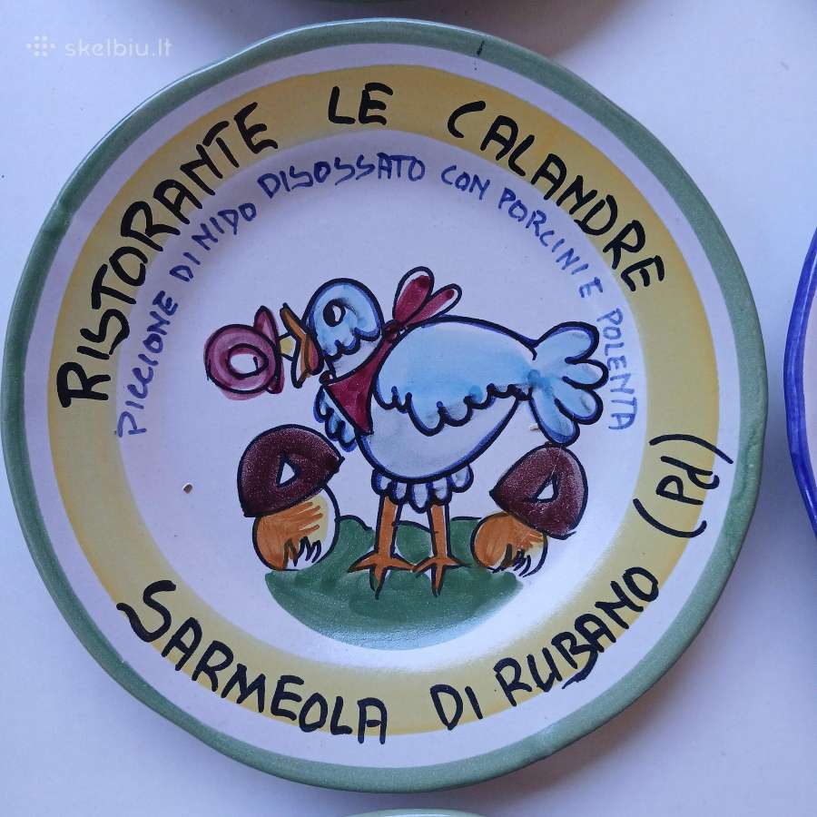 Buon Ricordo. Lėkštės iš serijos "Jūra ir žemė" - nuotraukos Nr. 18