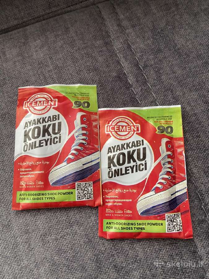 Prakaito kvapą naikinantys milteliai - nuotraukos Nr. 2