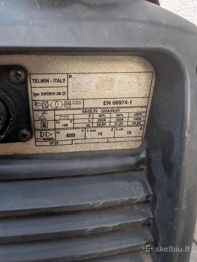Telewin 240 CE galingas suvirinimo aparatas - nuotraukos Nr. 5