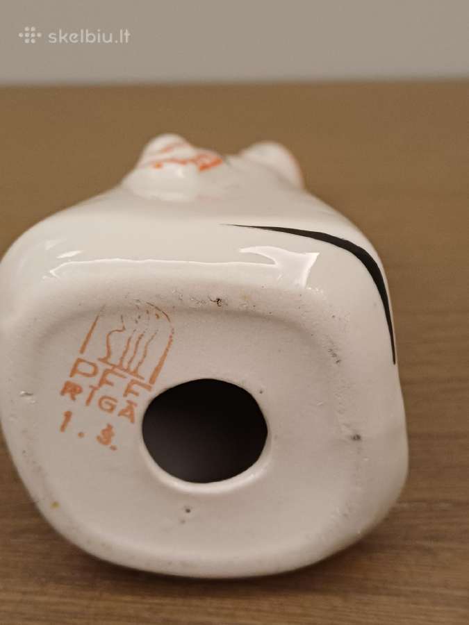 Porcelianine statulėle sovietmečio laiku Riga Pff - nuotraukos Nr. 5