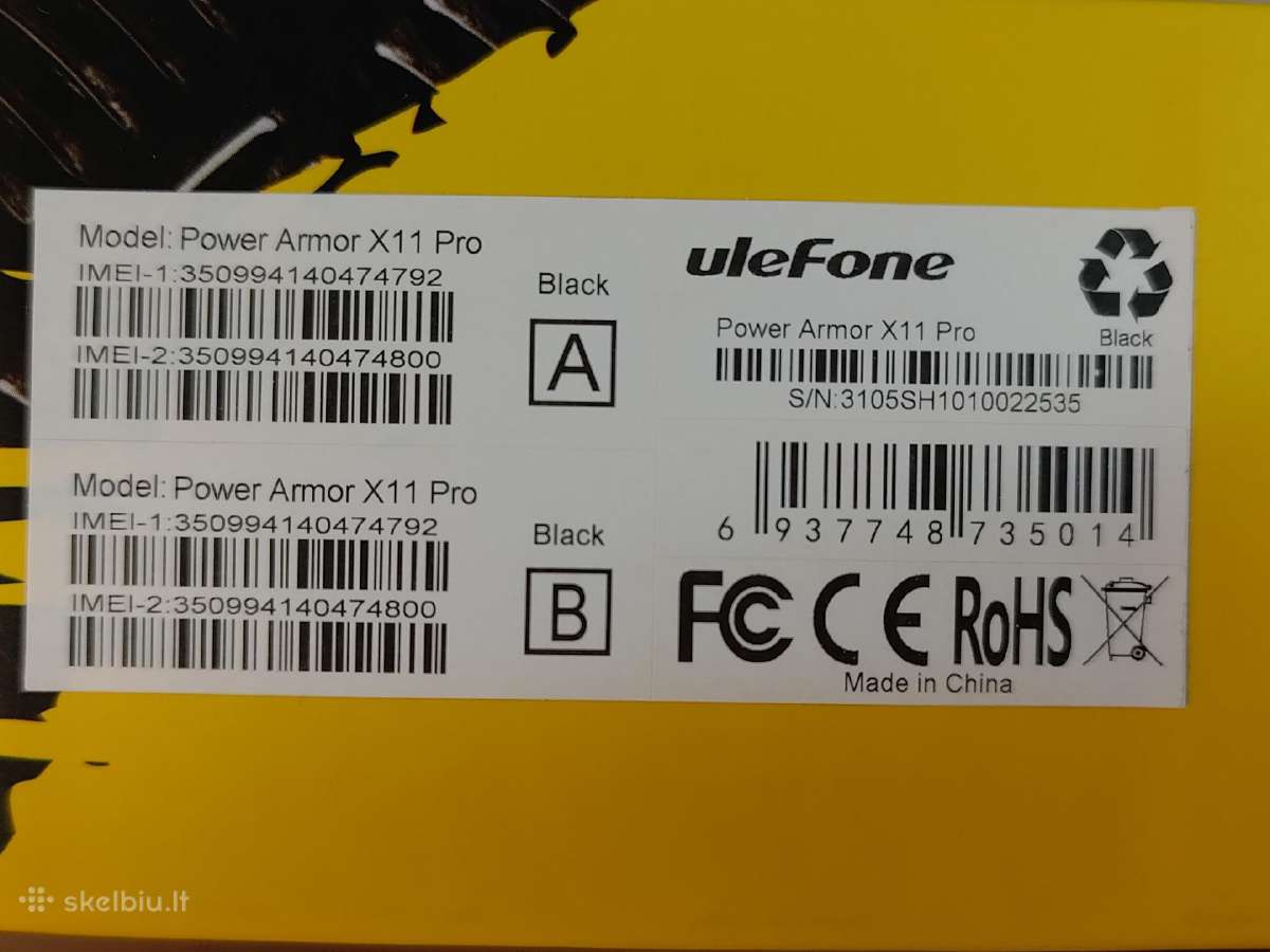 Tetefonas Ulefone Power Armor X11 Pro - nuotraukos Nr. 2