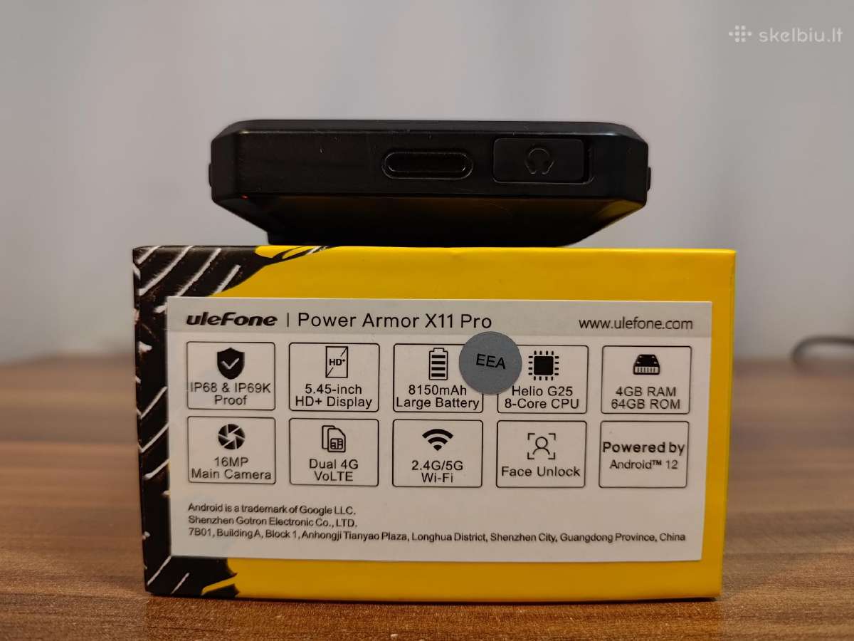 Tetefonas Ulefone Power Armor X11 Pro - nuotraukos Nr. 8
