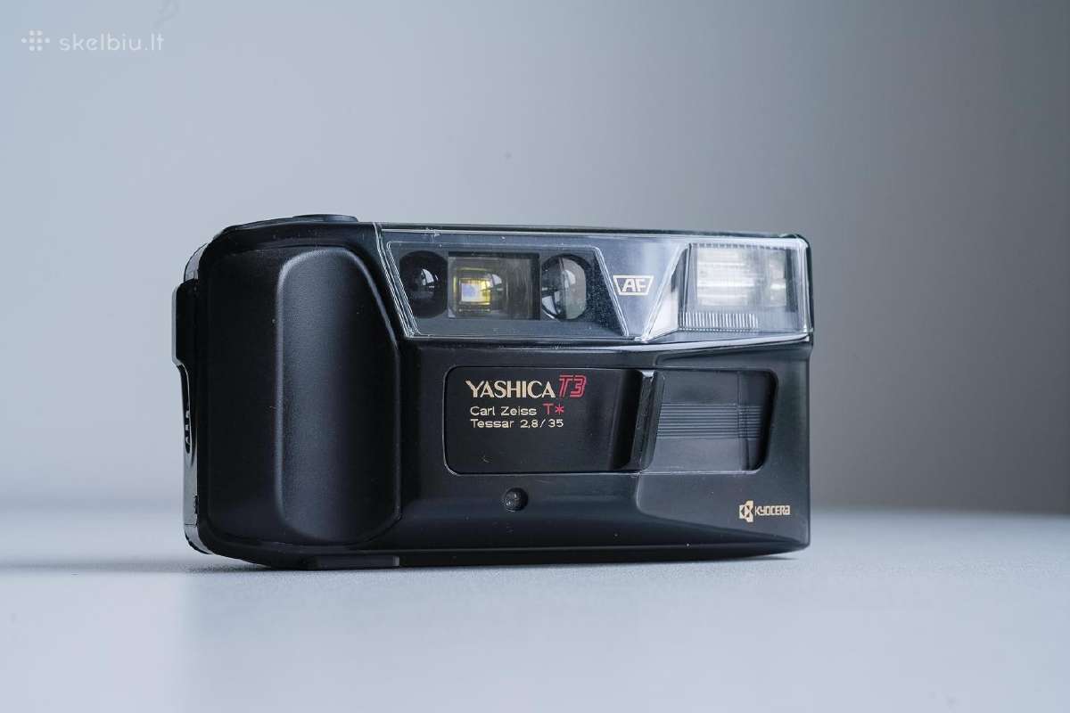 Juostinis fotoaparatas Yashica T3 - nuotraukos Nr. 4