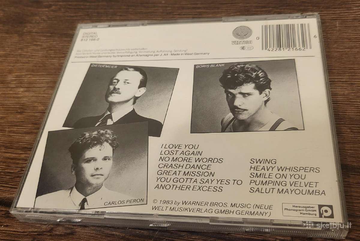 Yello CD - nuotraukos Nr. 3