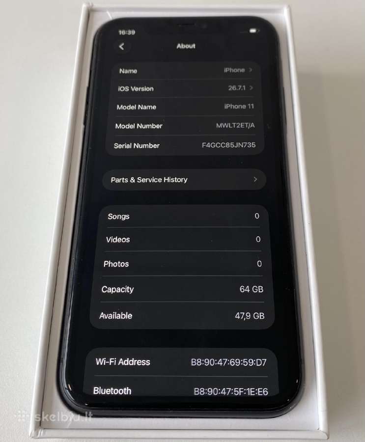 iPhone 11 64 GB - nuotraukos Nr. 10