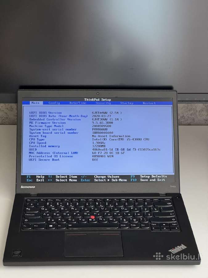 Lenovo Thinkpad T440s - nuotraukos Nr. 3