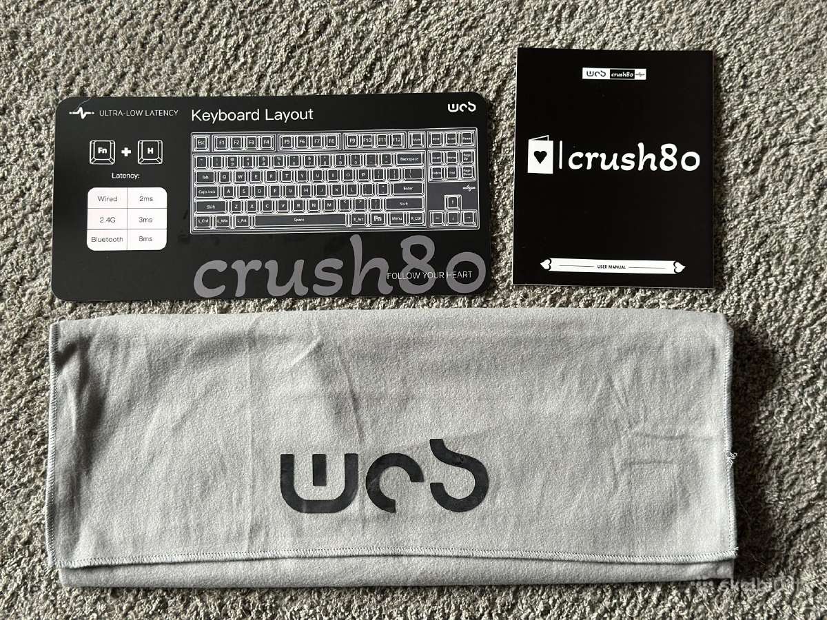 Wobkey Crush 80 Beta Pro Tkl klaviatūra - nuotraukos Nr. 7