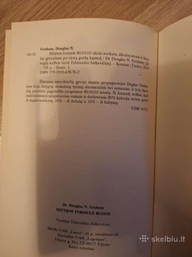 Mitybos formulė 80/10/10 - nuotraukos Nr. 3
