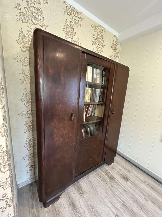 Art Deco stiliaus knygų spinta-vitrina 1930-1940 - nuotraukos Nr. 2