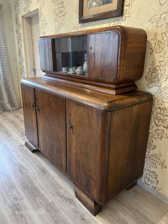 Art Deco stiliaus bufetas (indauja) 1930-1940m - nuotraukos Nr. 2