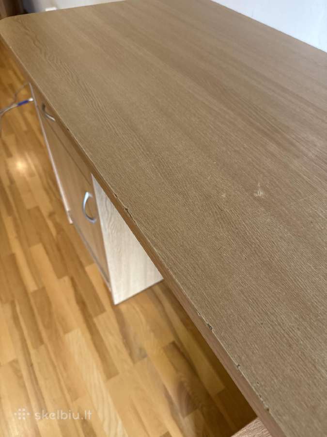 Rašomasis stalas su stalčiais 75x145cm - nuotraukos Nr. 3