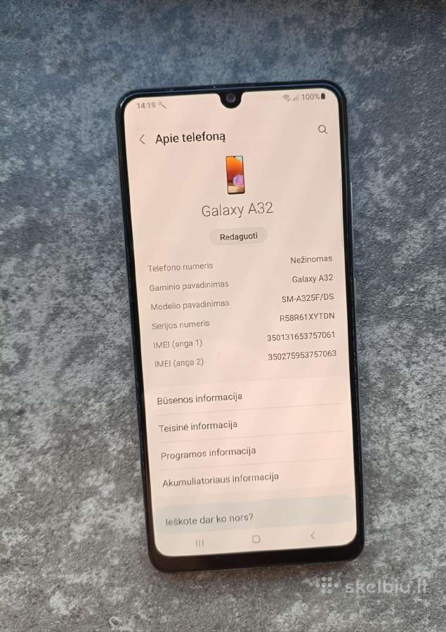 Samsung Galaxy A32 - nuotraukos Nr. 2