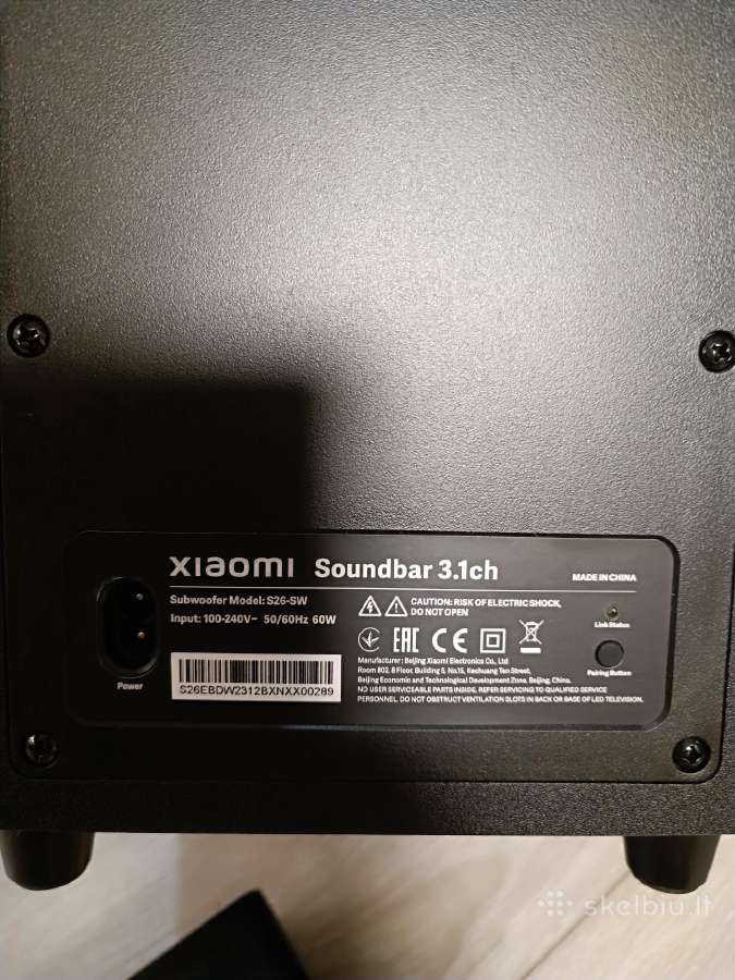 Xiaomi soundbar 3.1ch - nuotraukos Nr. 3