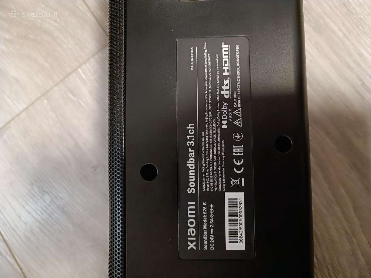 Xiaomi soundbar 3.1ch - nuotraukos Nr. 4