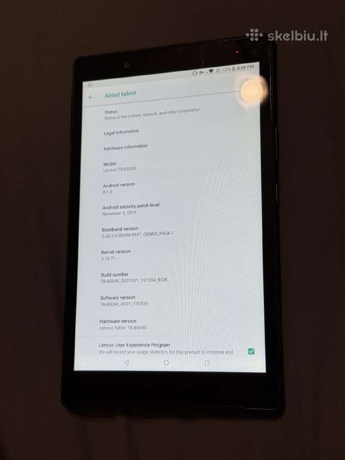 Lenovo TB-8504x - nuotraukos Nr. 3