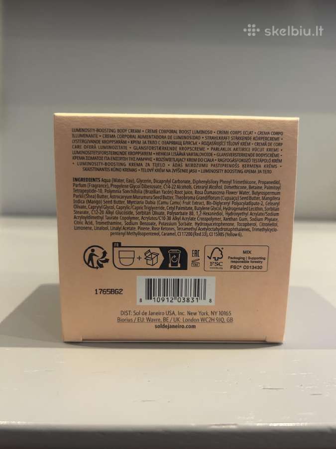 Sol de Janeiro Rosa Charmosa Dewy Cream 240ml - nuotraukos Nr. 6