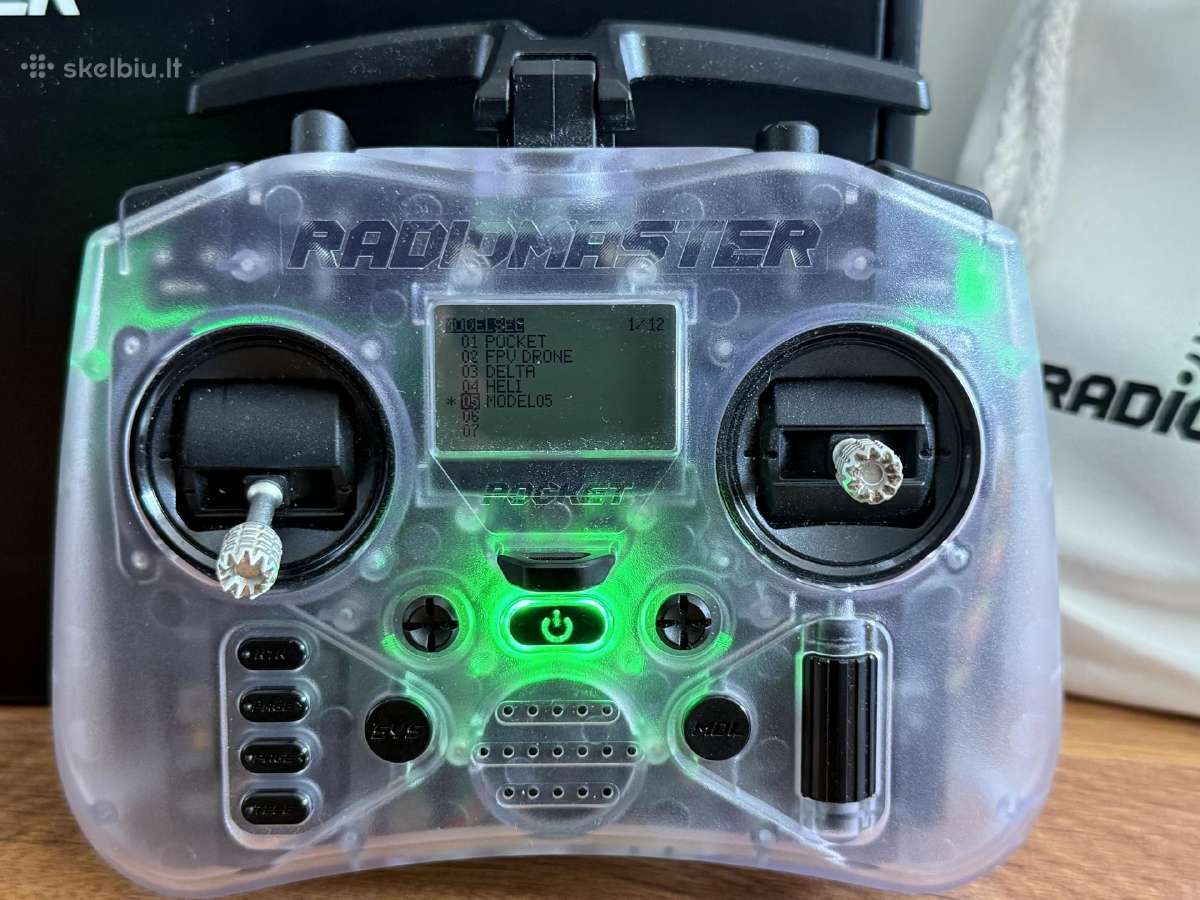 Radiomaster Pocket Elrs 2.4ghz pultas, 2 baterijos - nuotraukos Nr. 3