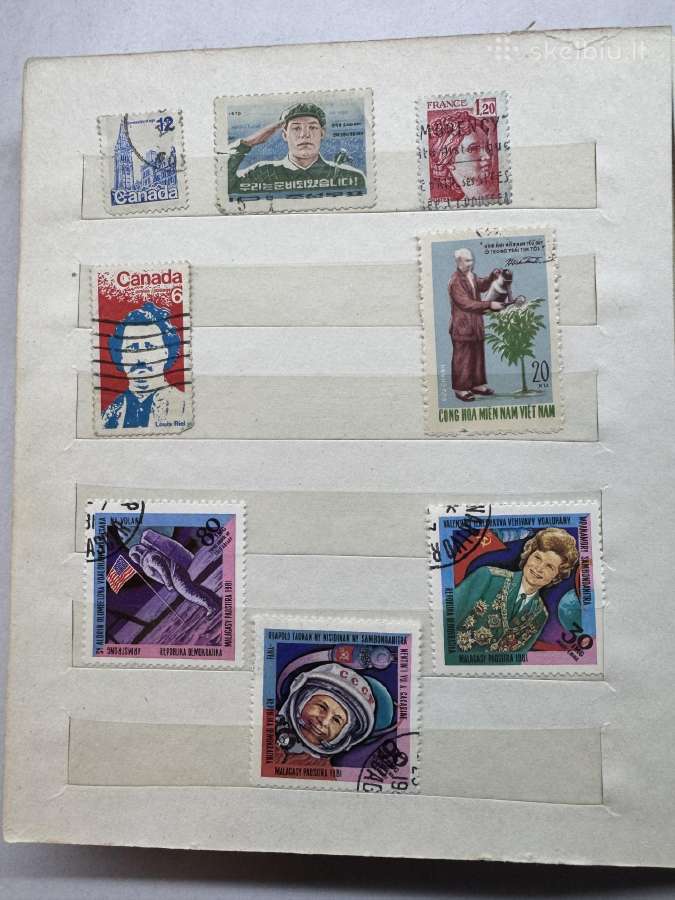 Senas pasaulio pašto ženklų albumas - nuotraukos Nr. 16