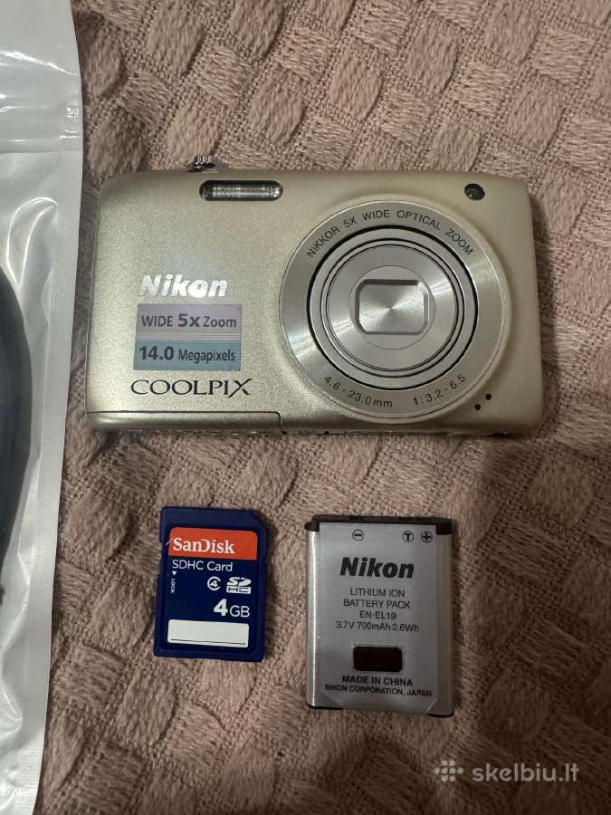 Nikon Coolpix S3100 skaitmeninis fotoaparatas - nuotraukos Nr. 2