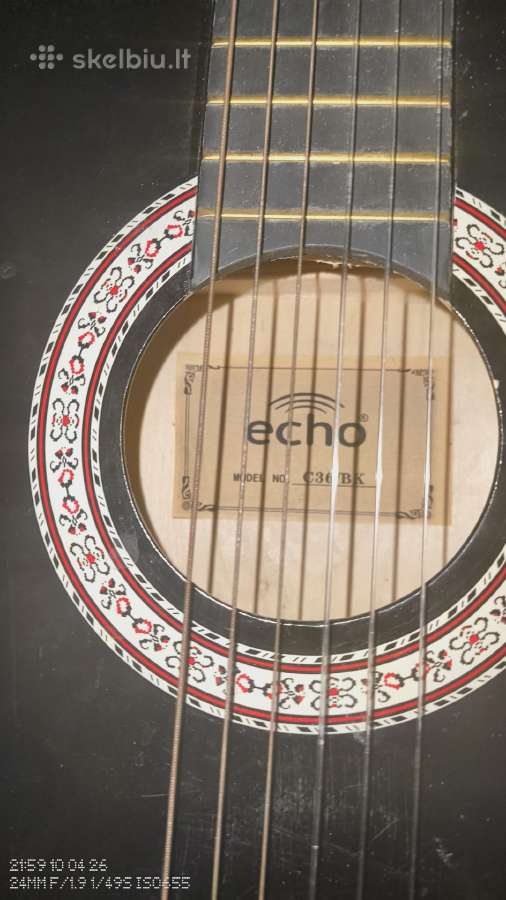 ECHO C36/bk akustinė gitara - nuotraukos Nr. 4