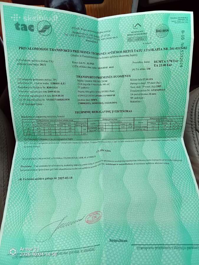 Tvarkingas Volvo XC60 - nuotraukos Nr. 11