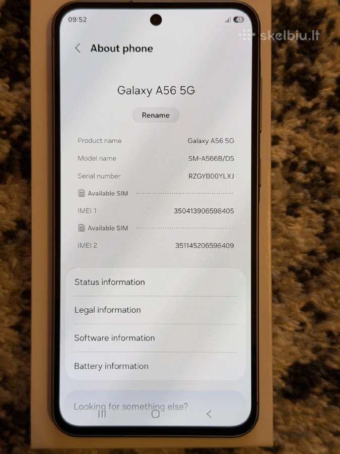 Samsung Galaxy A56 5G 256gb - nuotraukos Nr. 7