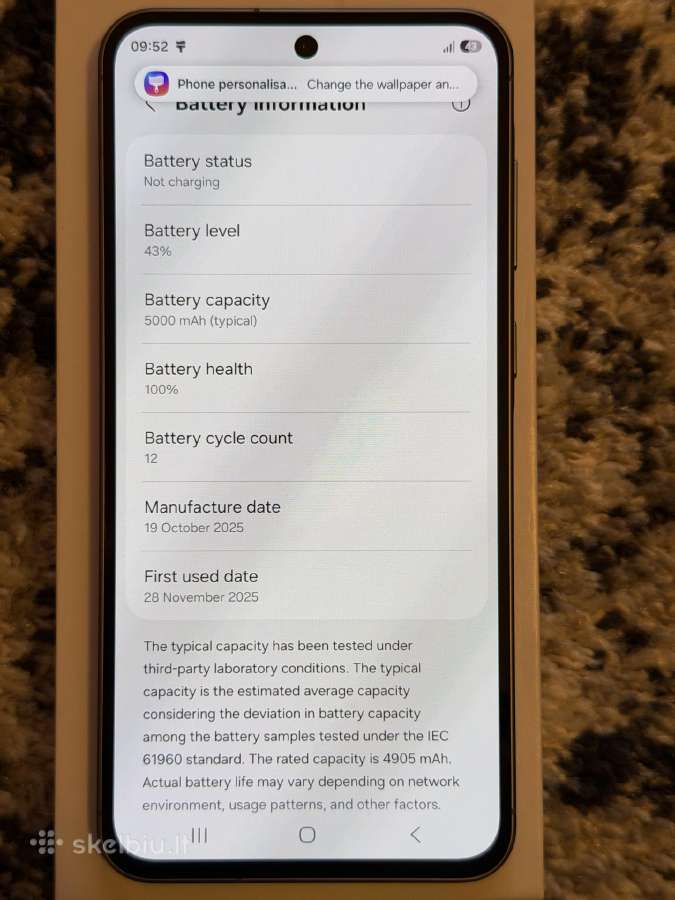Samsung Galaxy A56 5G 256gb - nuotraukos Nr. 8