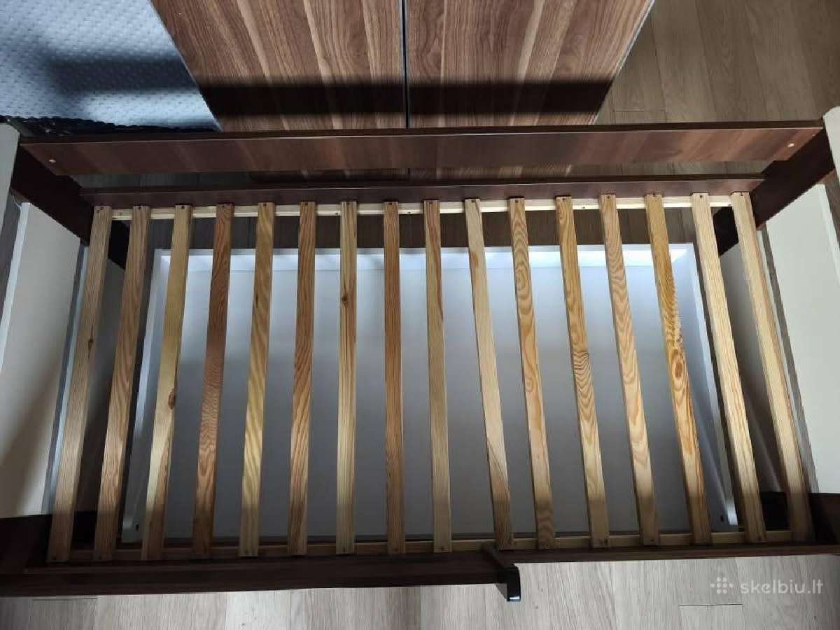 2 x Medinės tvirtos lovos vaikams 165x85 - nuotraukos Nr. 4