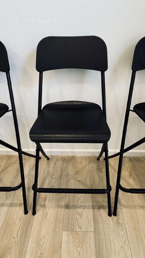 Ikea Franklin baro kėdės – 3 vnt. - nuotraukos Nr. 2