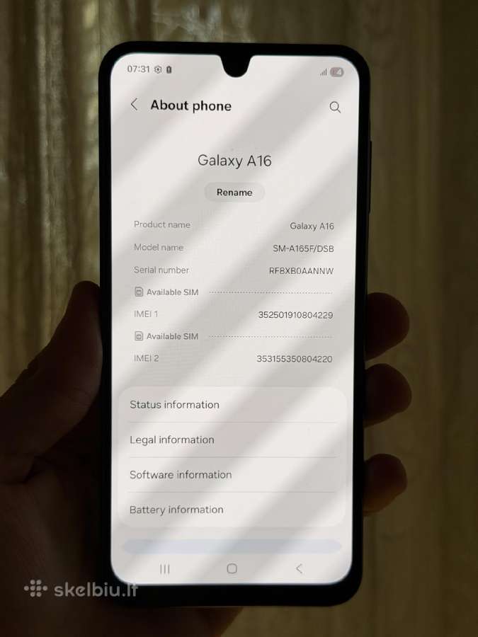 Samsung Galaxy A16 128gb - nuotraukos Nr. 7